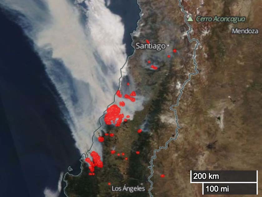 1,000 structures destroyed in Chile wildfires - Wildfire Today