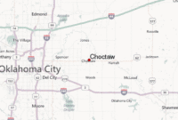 Map Of Choctaw Oklahoma