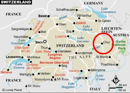 Chur Map and Chur Satellite Image
