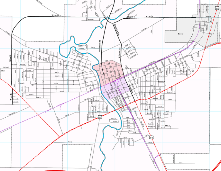 Map Of Clarksdale Ms