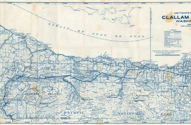 Map Of Clallam County Wa