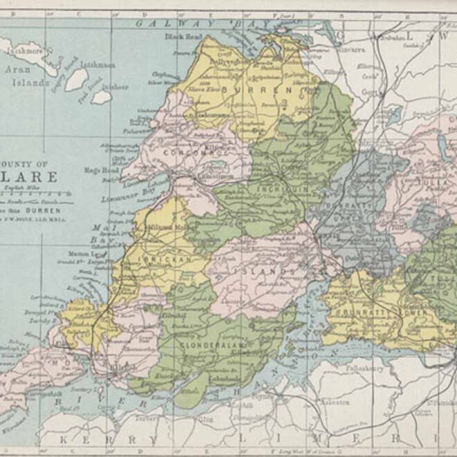Map Of Clare Ireland