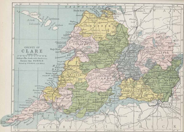 Map Of Clare Ireland