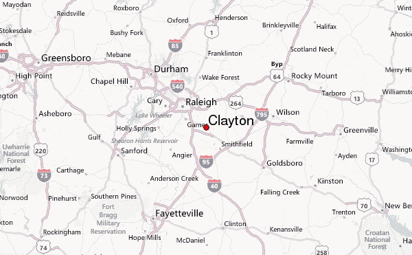 Map Of Clayton