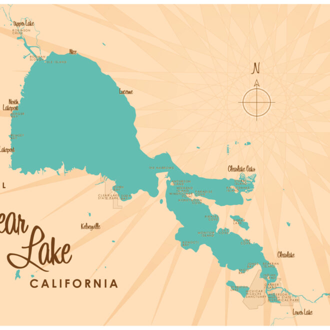 Map Of Clear Lake Ca