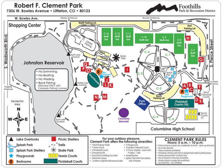 Clement Park Map Overview