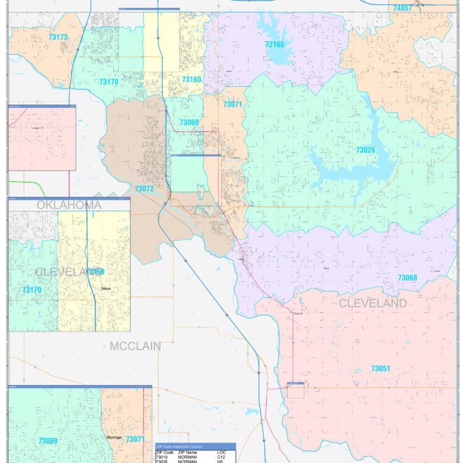 Map Of Cleveland County