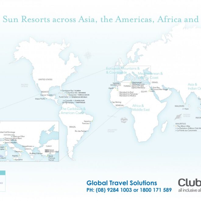 Map Of Club Med Locations
