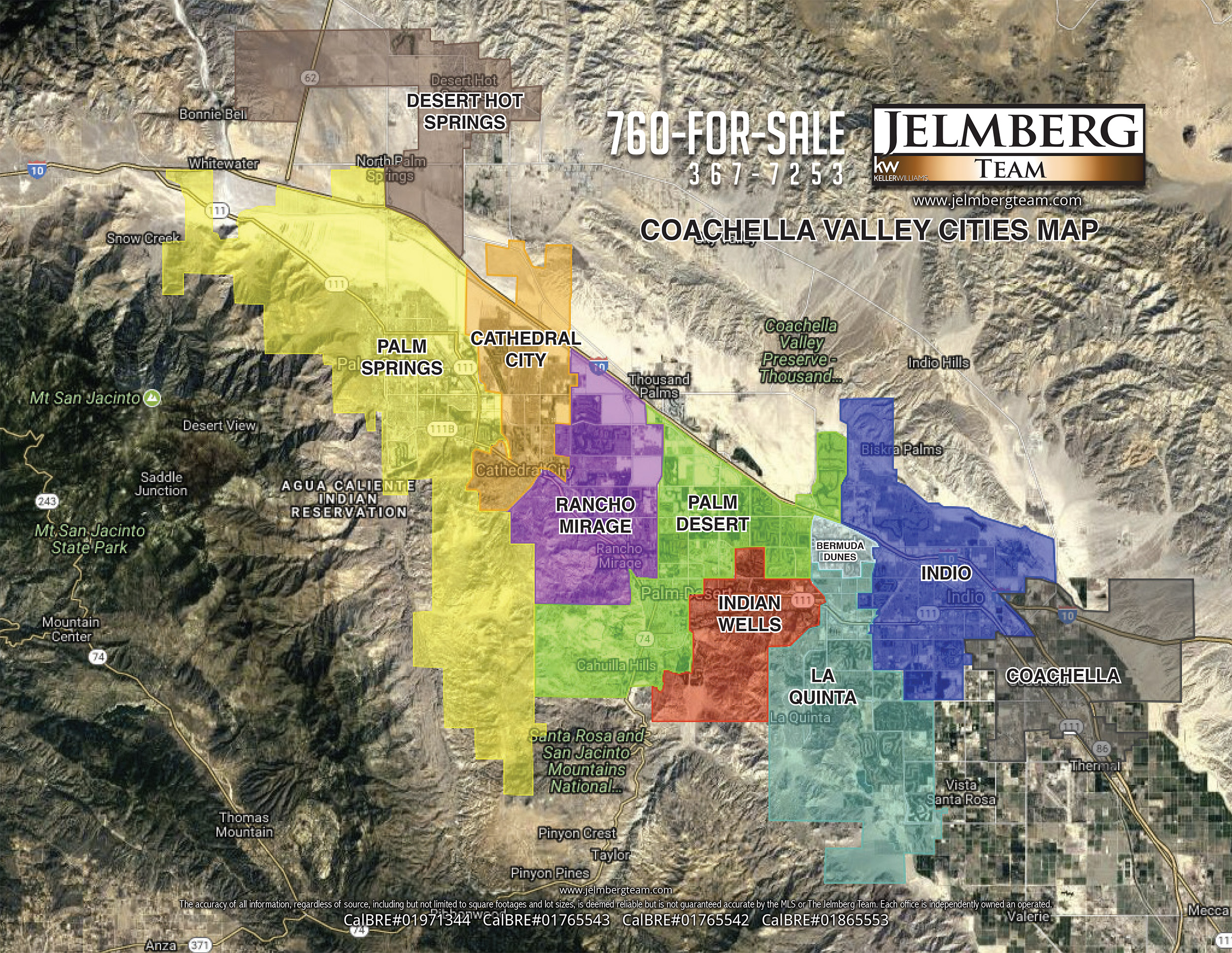 Coachella Valley Real Estate Map