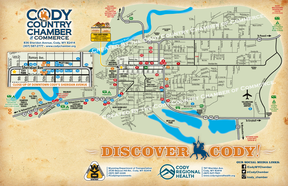Cody Visitor Map