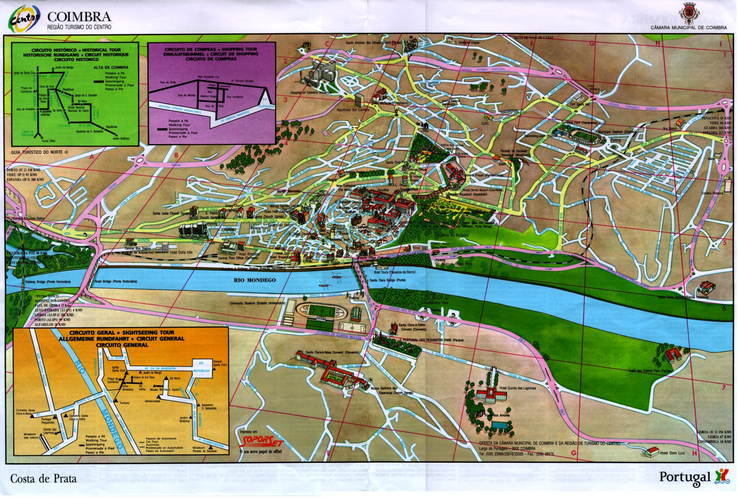 Coimbra Map from Mappery