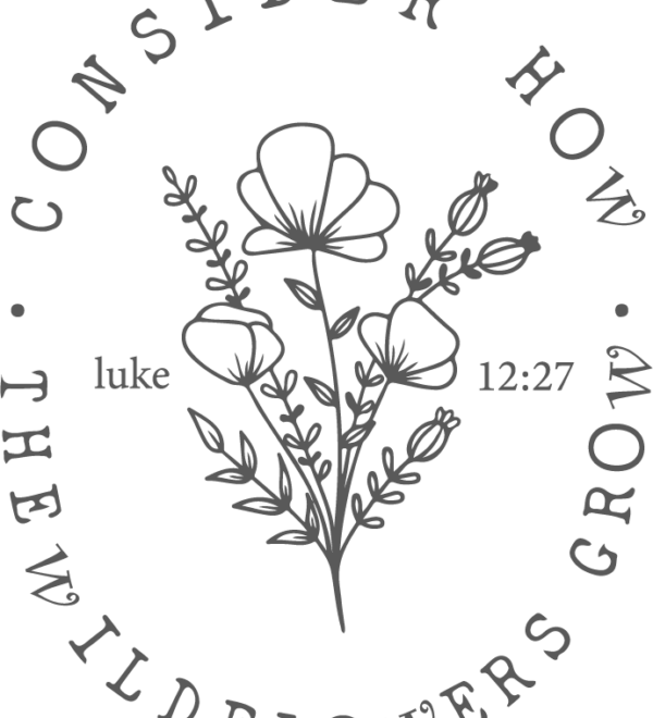 What Does Consider How The Wildflowers Grow Mean