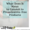 What Does Preservative Free Mean