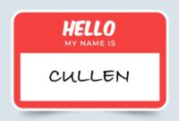 What Does The Name Cullen Mean