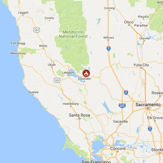 Map Of Clear Lake California