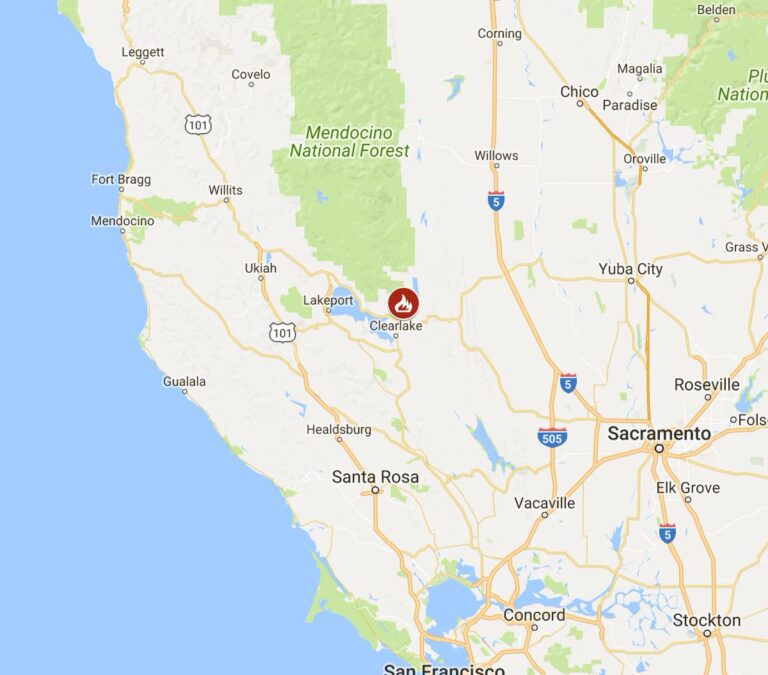 Map Of Clear Lake California