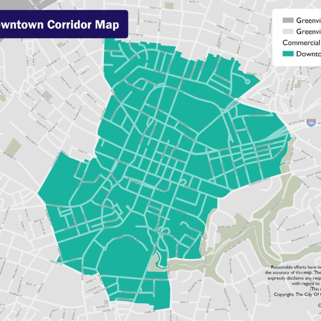 Map Of Greenville City Limits