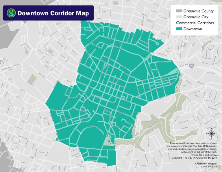 Map Of Greenville City Limits
