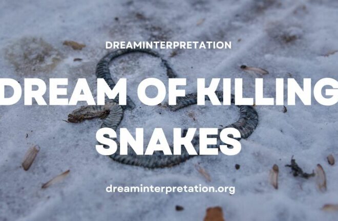 What Does It Mean When You Dream Of Killing Snakes