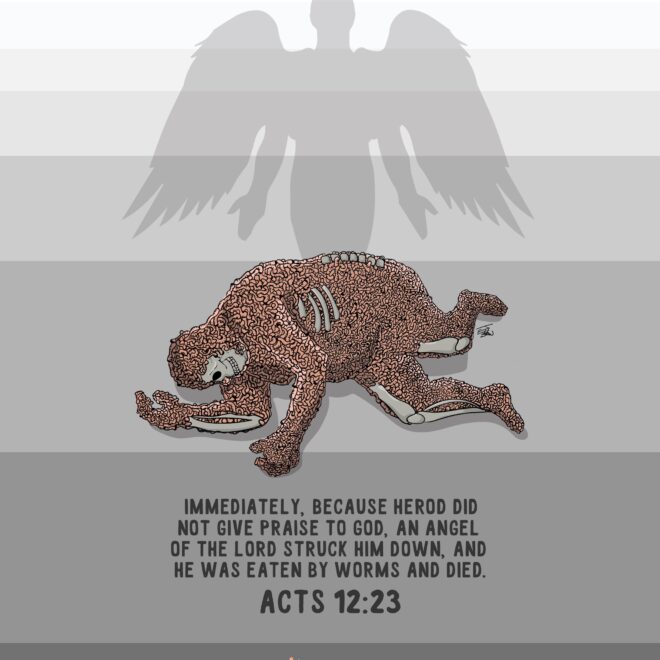 What Does Eaten By Worms Mean In The Bible