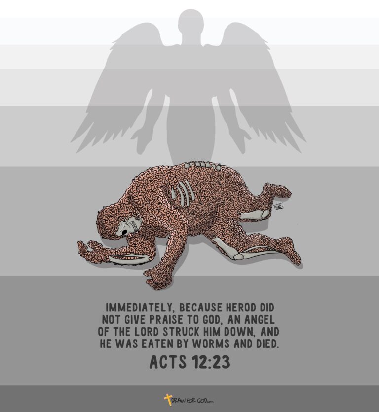 What Does Eaten By Worms Mean In The Bible