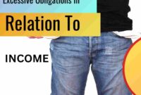 What Does Excessive Obligations In Relation To Income Mean