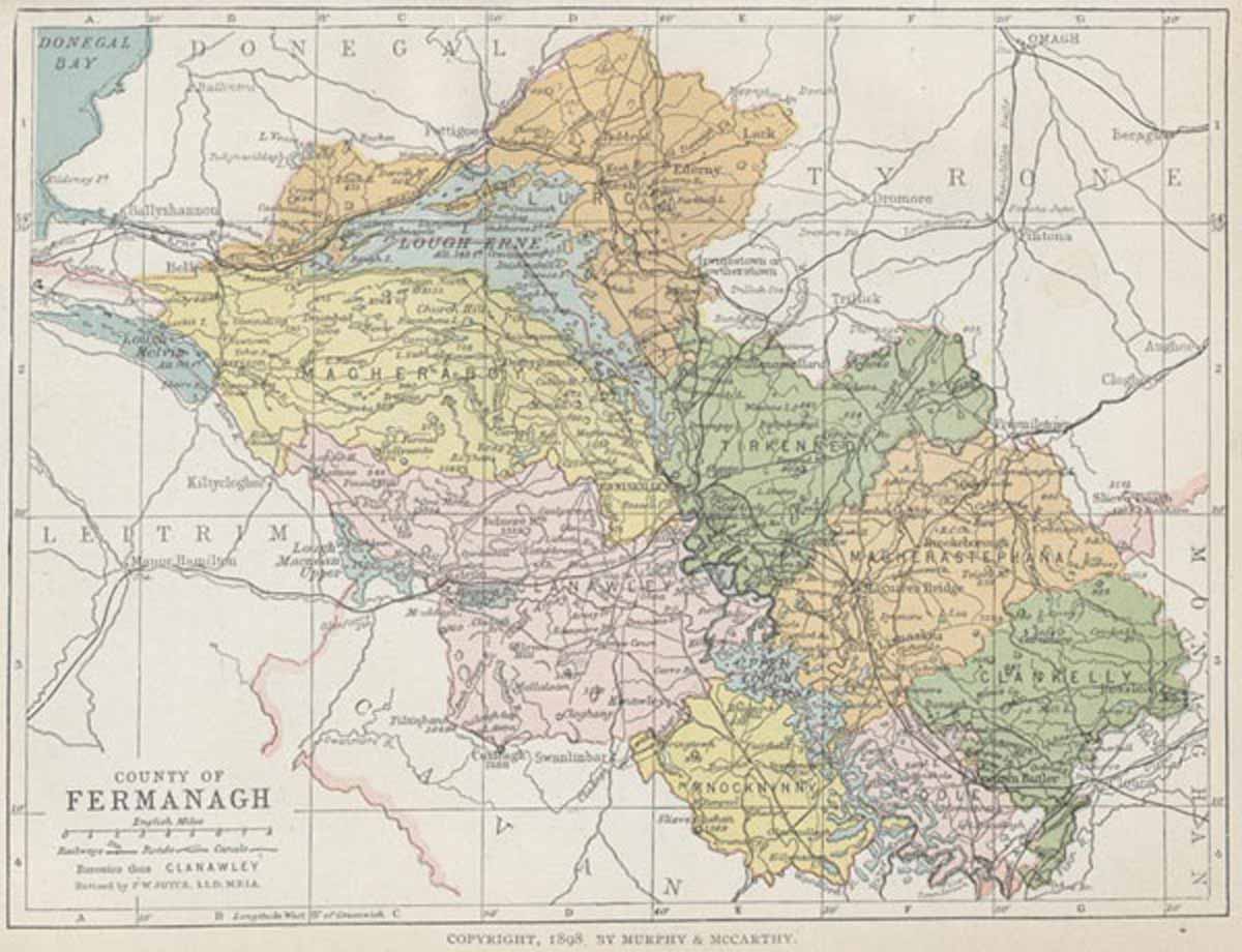 Map of County Fermanagh
