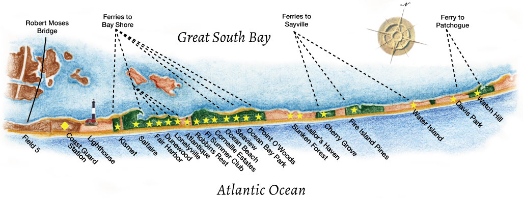 Fire Island Towns and Villages - Fire Island Finder