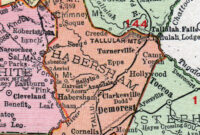 Map Of Habersham County Ga