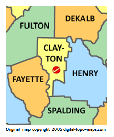 Clayton County Ga Map
