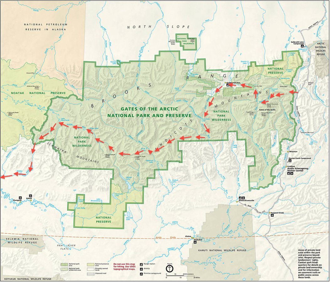 Chris McCandless Journey Map - Maps Database Source