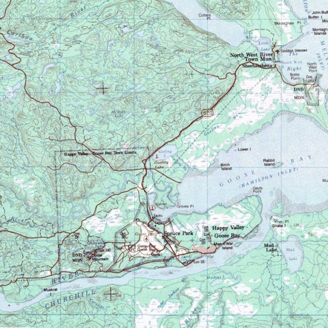 Map Of Goose Bay