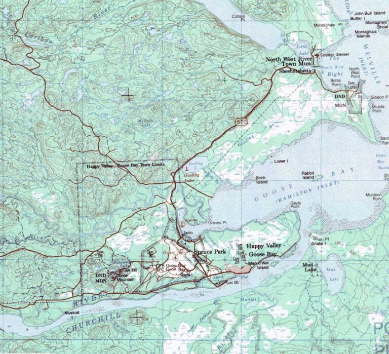 Map Of Goose Bay