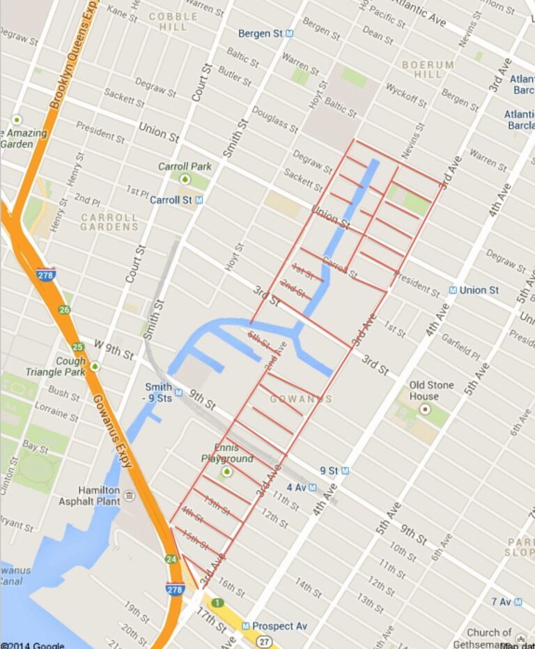 Map Of Gowanus