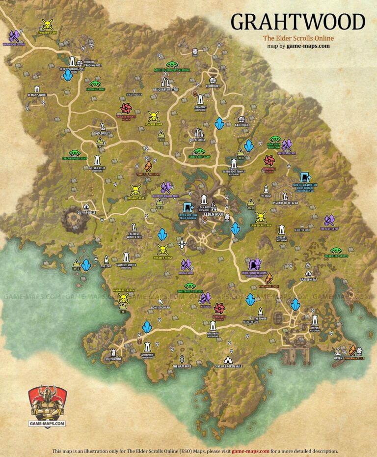 Map Of Grahtwood