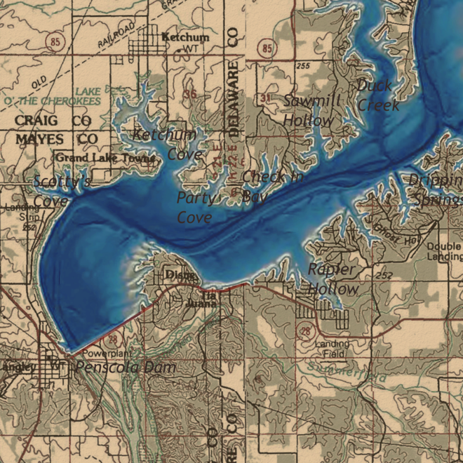 Map Of Grand Lake