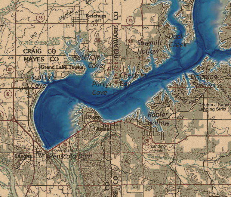 Map Of Grand Lake