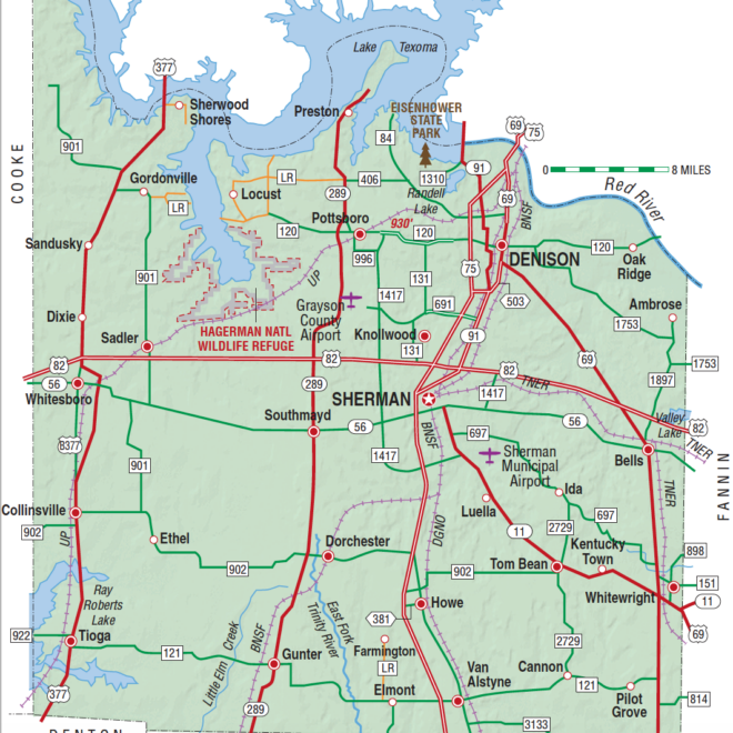 Map Of Grayson County