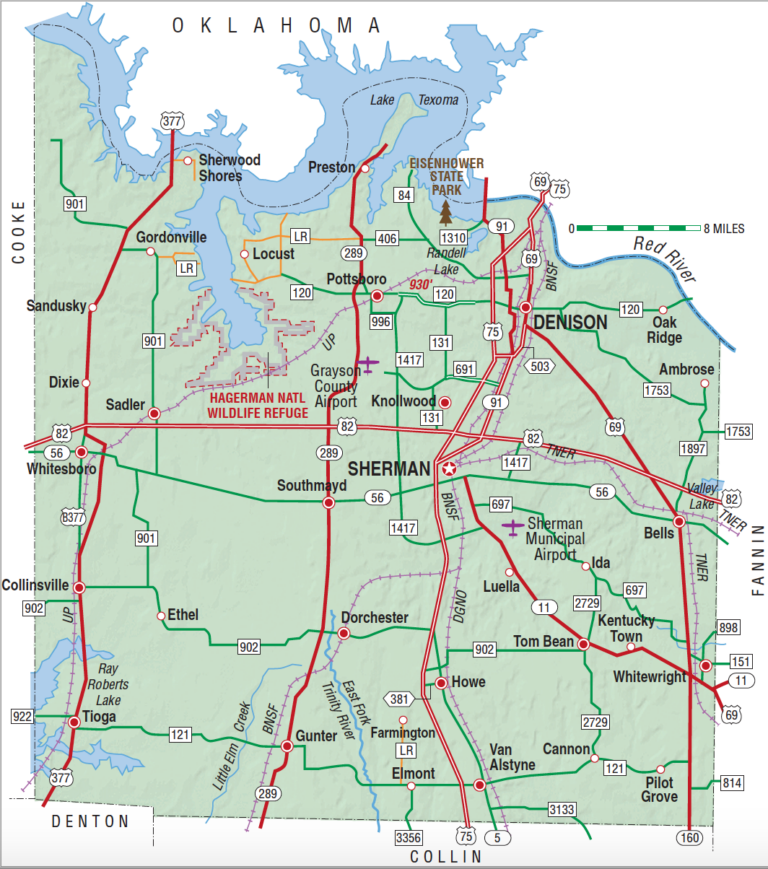 Map Of Grayson County