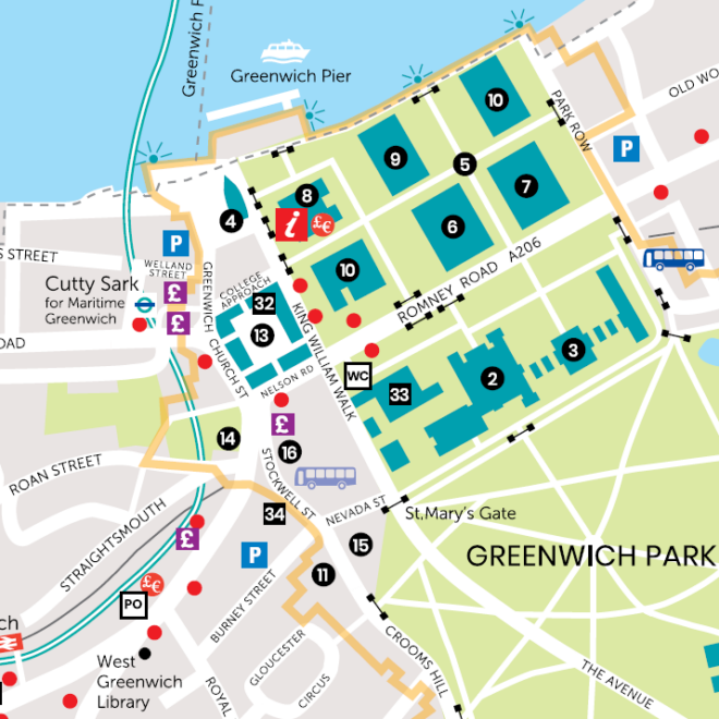 Map Of Greenwich