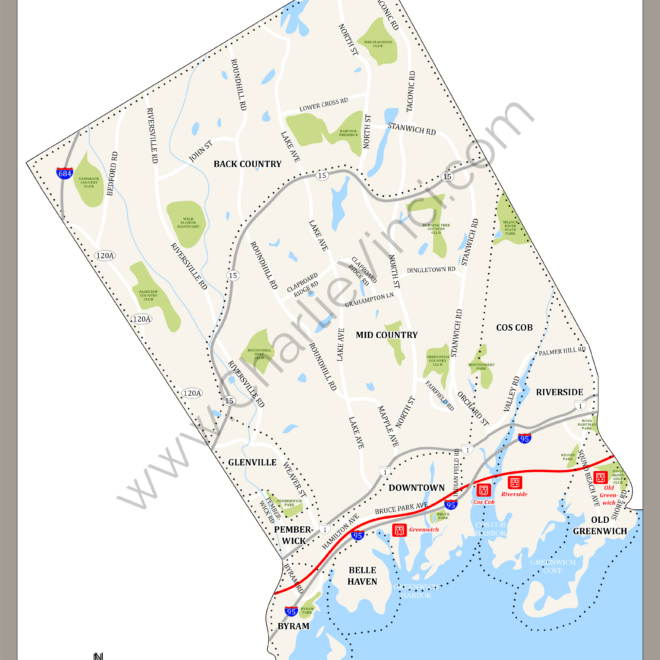 Map Of Greenwich Ct
