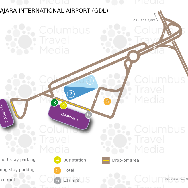 Map Of Guadalajara Airport