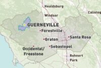 Map Of Guerneville Ca