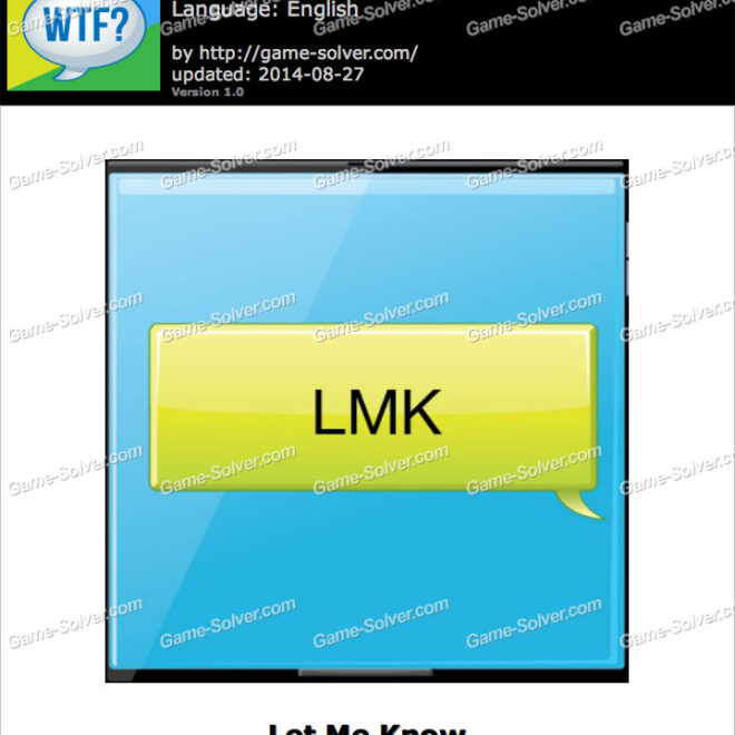 What Does Lmks Mean In Text