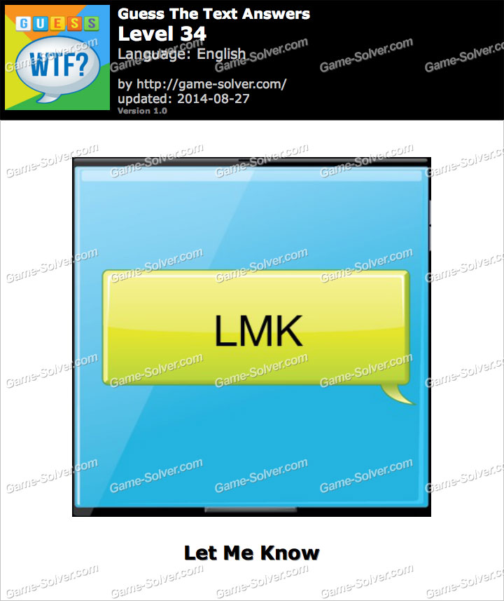 What Does Lmks Mean In Text