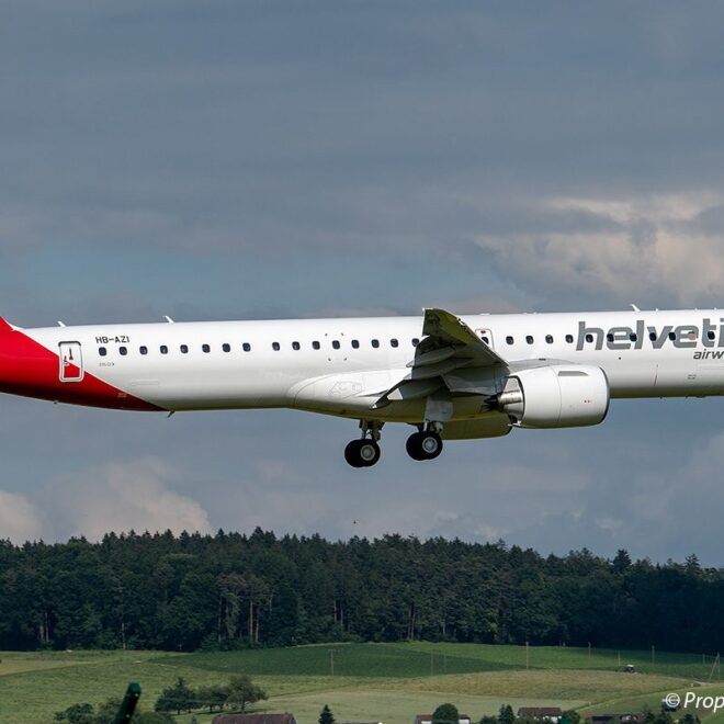 helvetic airways embraer 195 e2