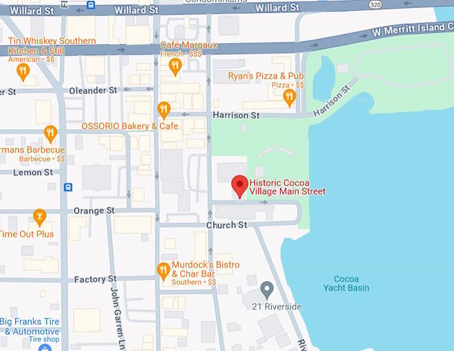 Map Of Cocoa Village