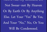 What Does James 5 12 Mean