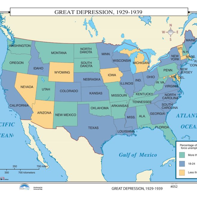 Map Of Great Depression