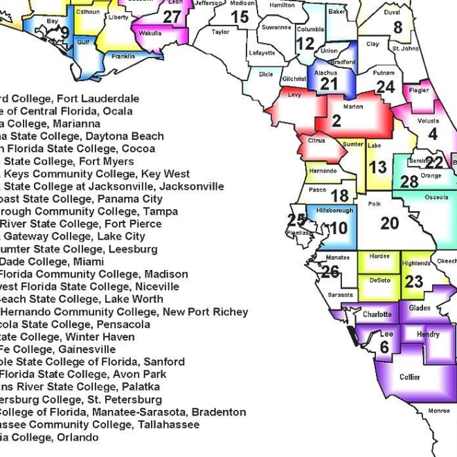 Map Of Colleges In Florida